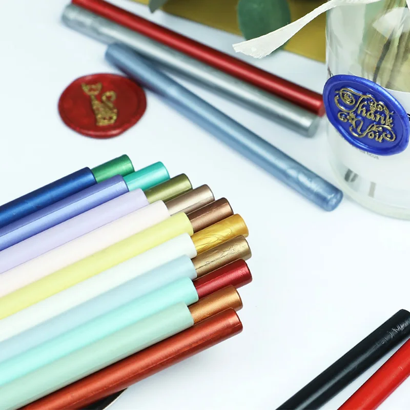 

10 шт., палочки для запечатывания для клеевого пистолета, 10*0,7 см