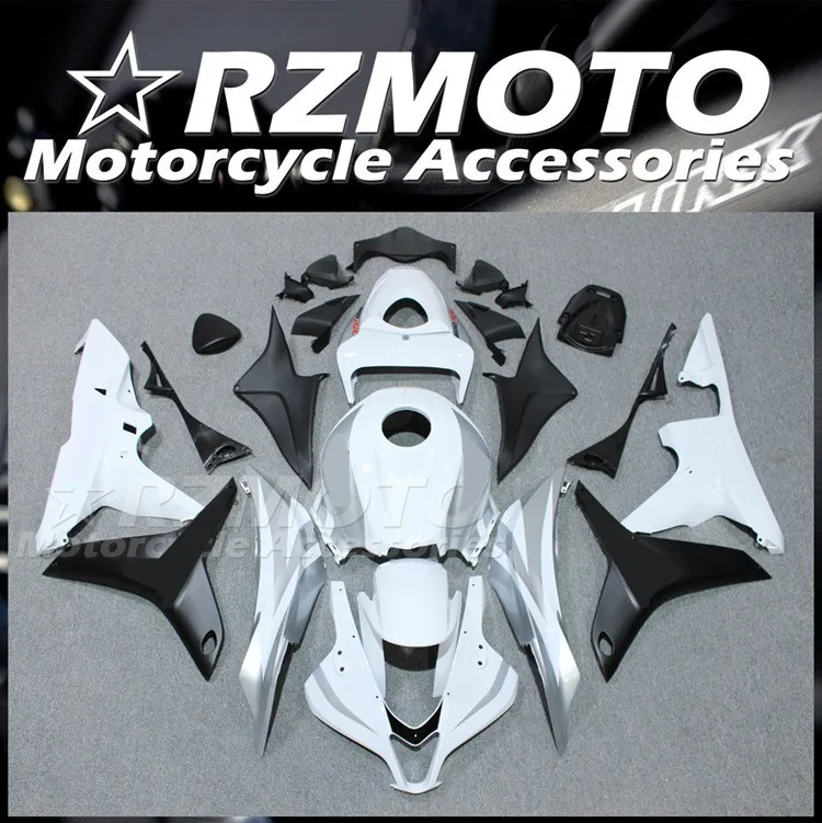 

New ABS Motorcycle Fairings Kits Fit For HONDA CBR600RR F5 2007 2008 07 08 Bodywork Set Silver White