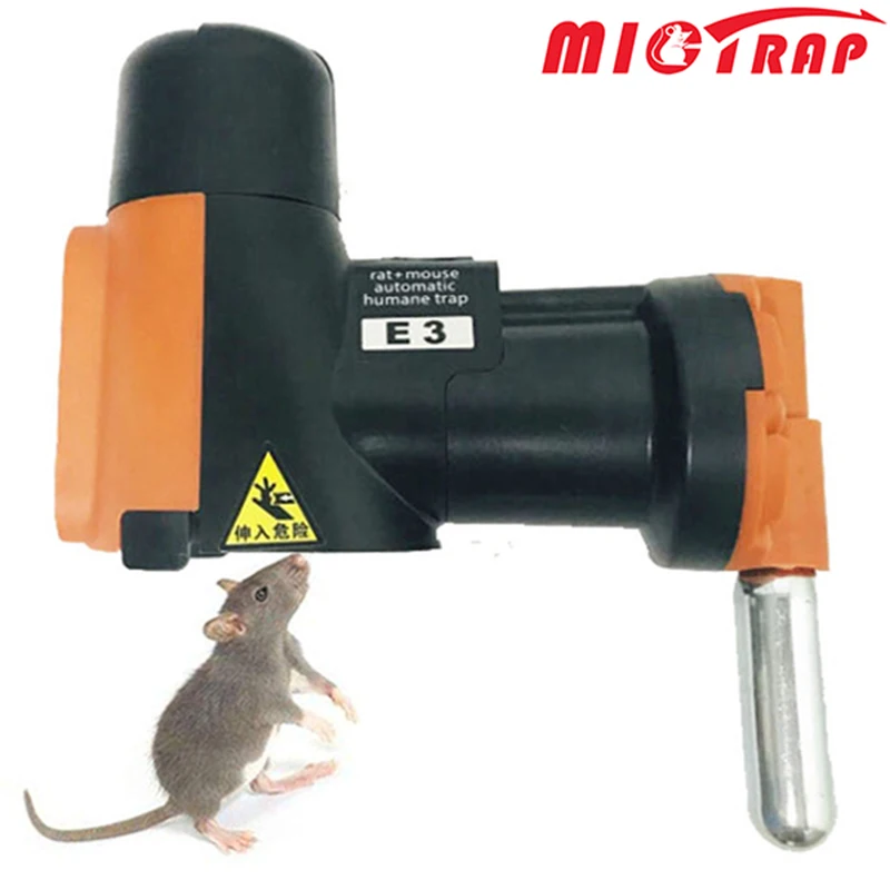 Newest Two Style A24 CO2 Portable Easy Multi-catch Mouse&Rat Trap Auto Reset Rodent Killing Machine