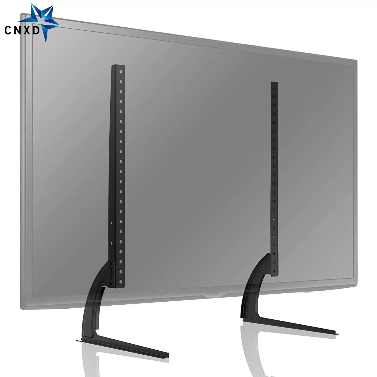 

Universal Table Top TV Monitor Stand Base with Height Adjustment fit 32-65" Flat Screen TV VESA up to 800x600mm 110Lbs Capa