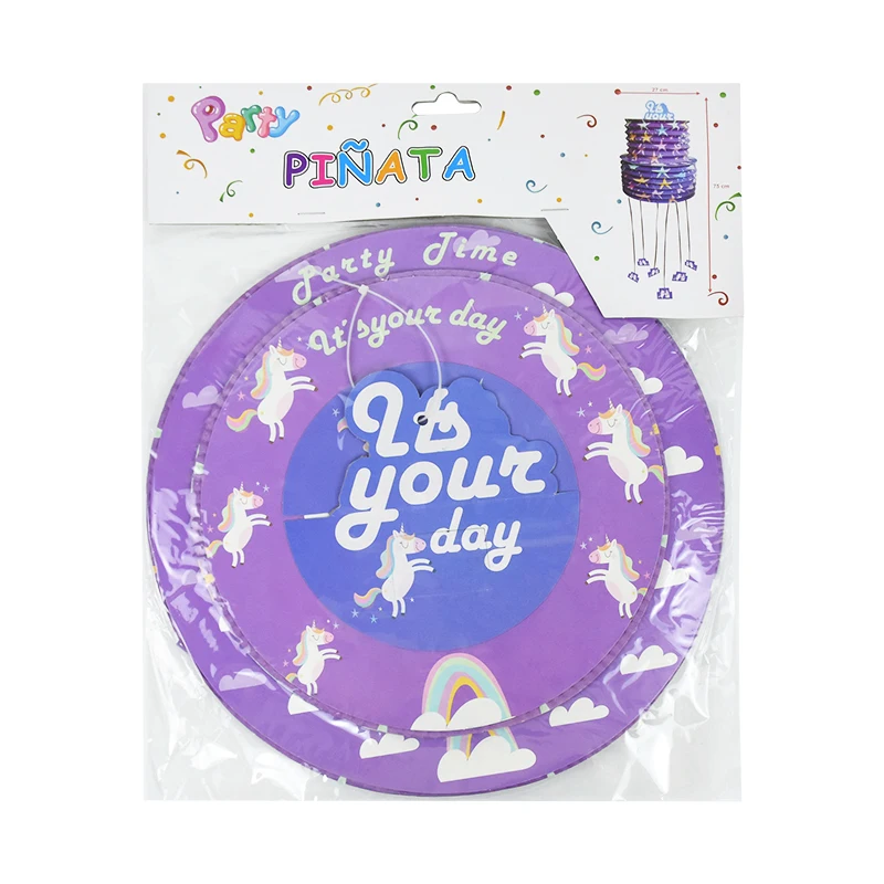 1 шт. украшение для дня рождения красочный подарок в виде пиньты детский душ