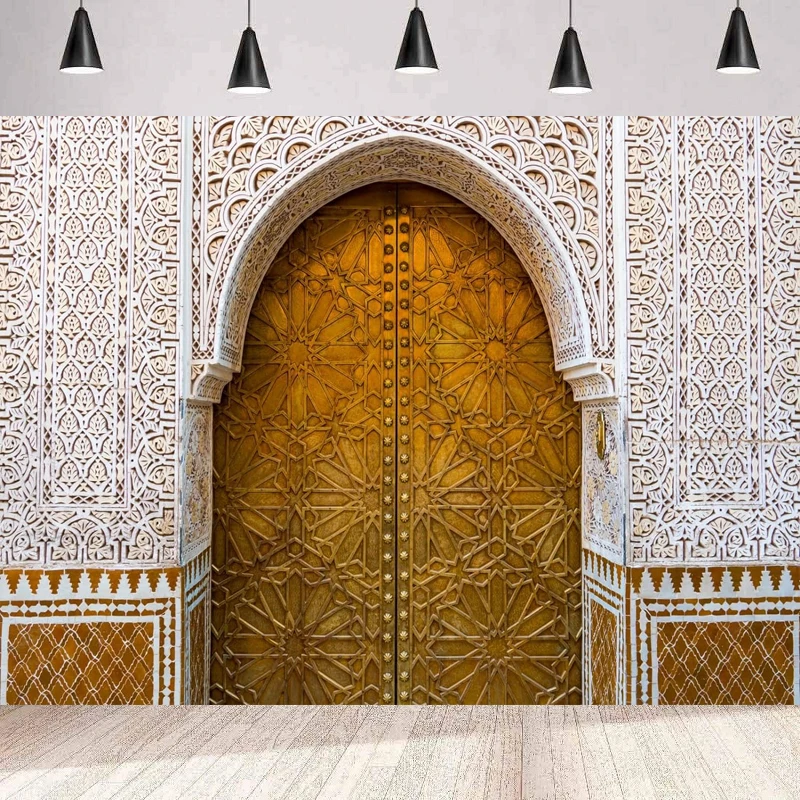 Дворец Марокко фотография Фон Ближний Восток дворец дверь фон для дома стена
