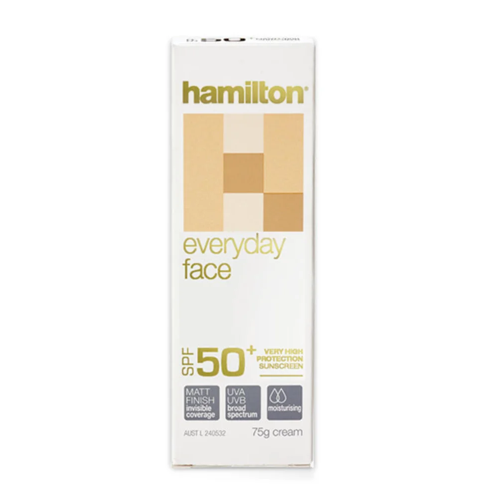 

Australia Hamilton Facial Sunscreen Primer Cream 75g Matte Refreshing Sunburn Protection SPF50+PA+++ Moisturizing Face Skin Care