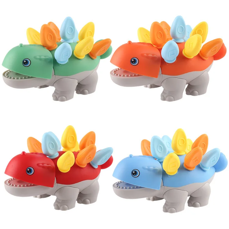 

Baby Motor Skill Sensory Toys for 12-24 Month Matching Sorter Toy Hand-eye Training Dinosaur Toy Toddler Color Numbers Cognition