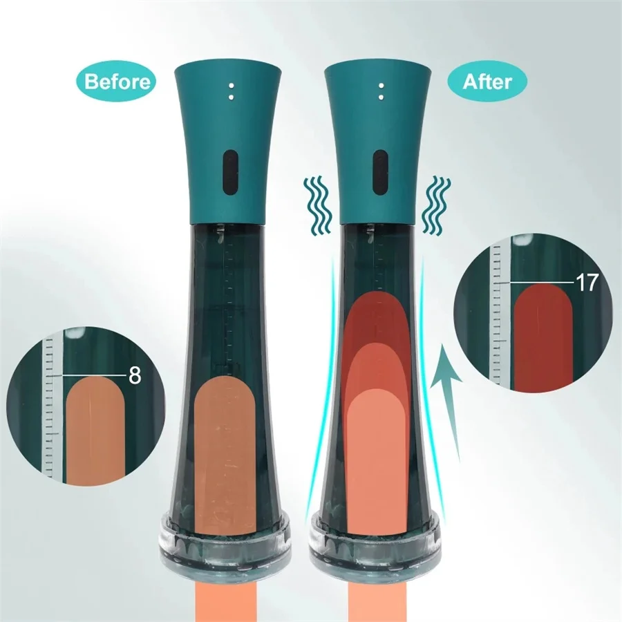 Автоматический сосущий мужской мастурбатор электрический удлинитель пениса