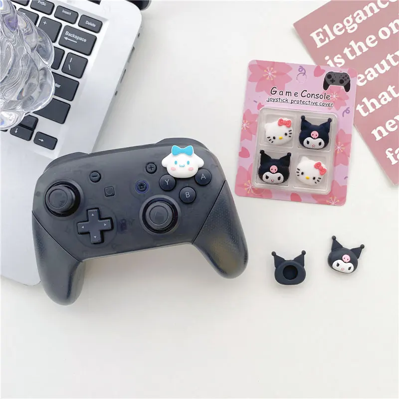 Фото Мягкие силиконовые накладки на стики для контроллеров Sony PS5, PS4, XBOX, Switch Pro, Gamesir, защитные чехлы для джойстиков. №2