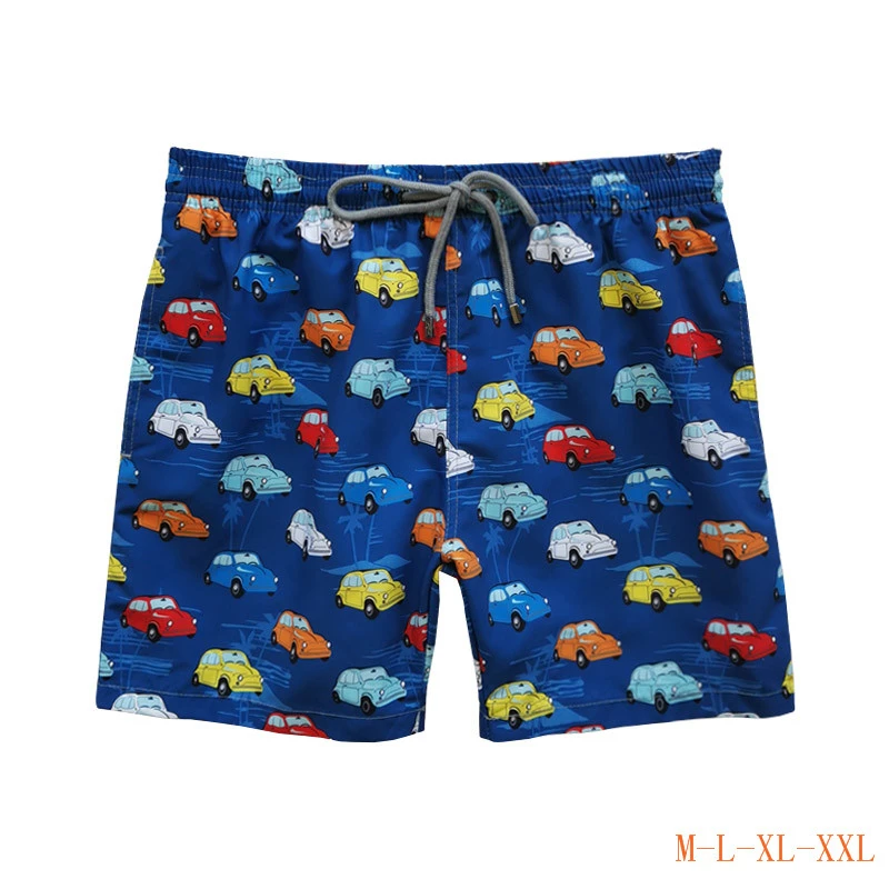 

2021 Fashion New Mens Brand Board Shorts Fast Dry Beach Surf Fitness Gym Boardshorts Luxury Swim Trunks Swimwear Sexy Boxer