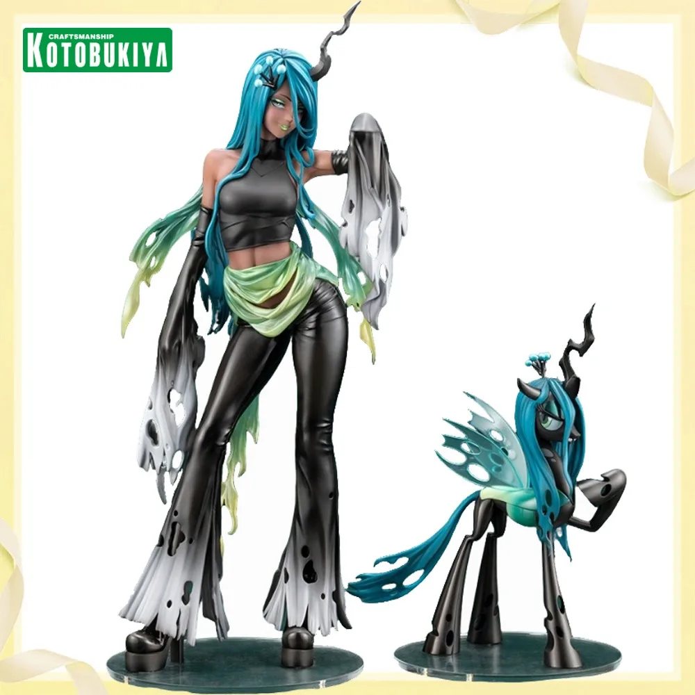 Фото 100% Оригинальная, подлинная, в наличии фигурка Kotobukiya Queen Chrysalis (предварительно окрашенная), модель аниме-персонажа, декоративная игрушка, подарок на день рождения №1