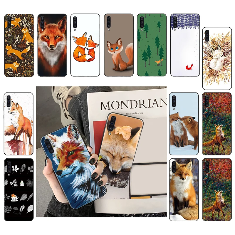 

Cute Fox In Autumn leaves forest Phone Case For Samsung Galaxy A13 A03 A12 A32 A71 A11 A21S A02 A52 A72 A51 A50 A70 A31 M31