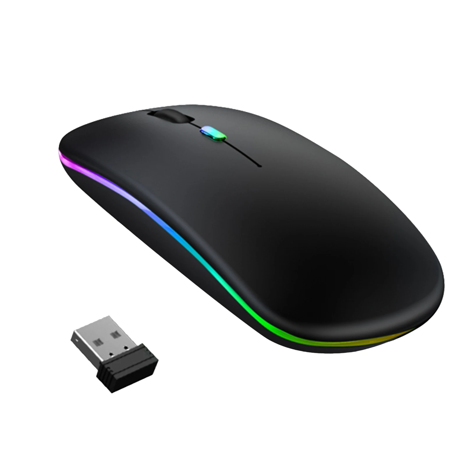 

Легкая беспроводная мышь, модные Компьютерные аксессуары для дома и офиса с функцией автоматического сна, совместимы с менее шумоподавляющим ABS