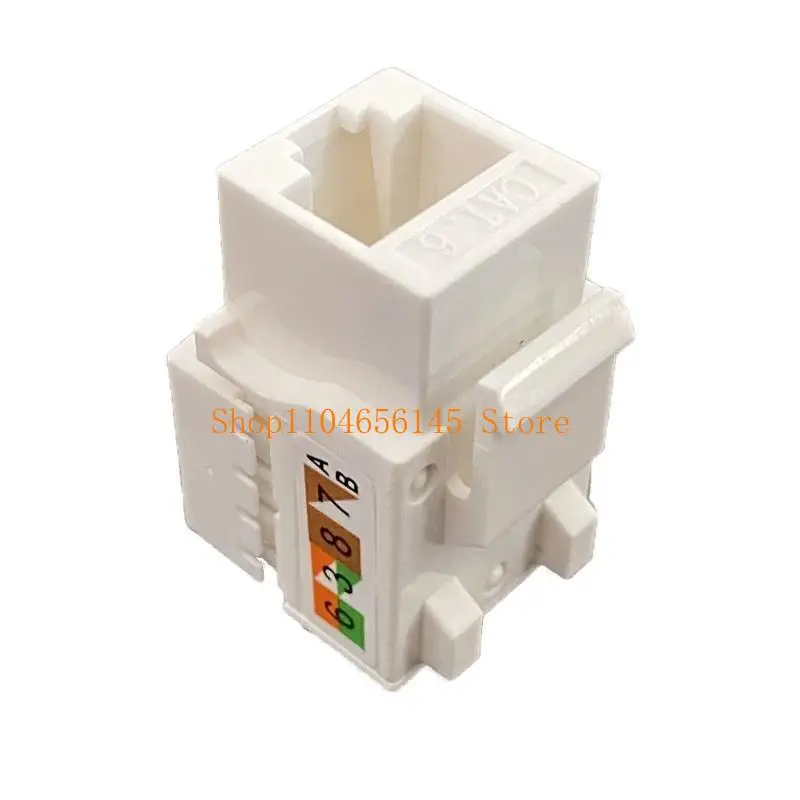 Фото 652F Cat6 RJ45 Разъем Keystone Разъем модуля Сетевой переходник Ethernet №2