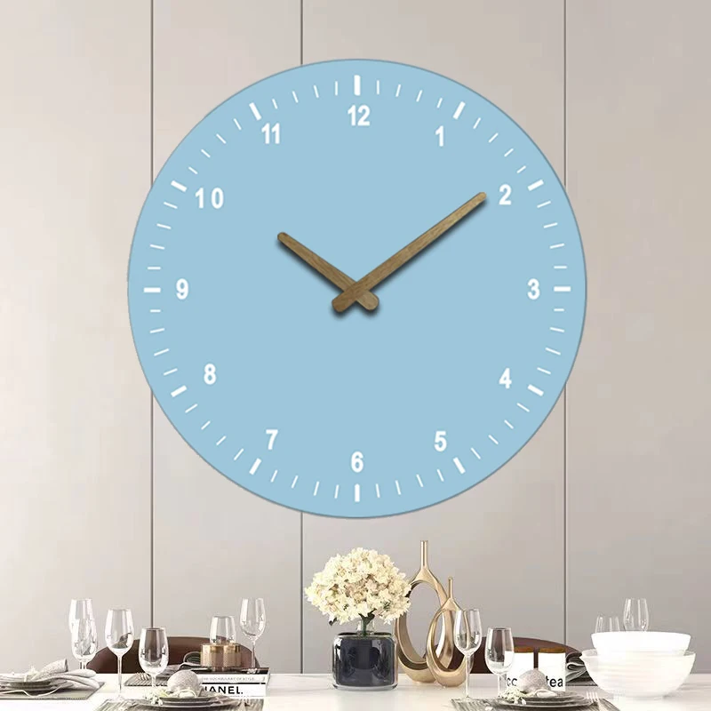 

New Quartz Mute Wall Clock Nordic 3D Chic Modern Round Creativity Home Decor Living Room Decorations Gift Minimalist Wall Clocks