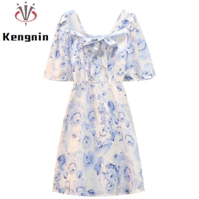 

Женское свободное платье-трапеция, шикарное платье свободного покроя во французском стиле, модель KE2446 на лето, 2022