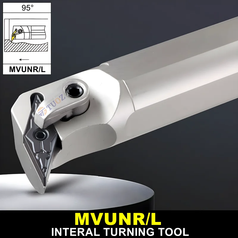 TUOZ MVUNR 95 ° Токарный станок S20R-MVUNR16 S20R-MVUNL16 S25S-MVUNR16 S25S-MVUNL16 20 мм 25 Внутренние токарные
