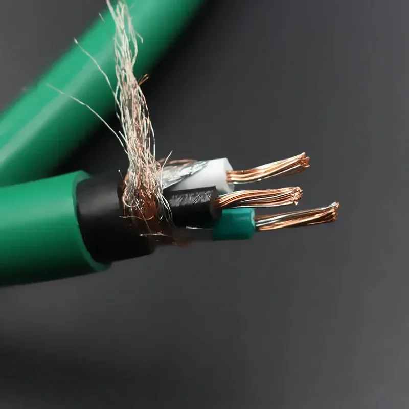 Фото Krell HiFi аудио кабель питания щит серебристый смешанный медный шнур питания переменного тока C13 алюминиевый штекер США и ЕС №5