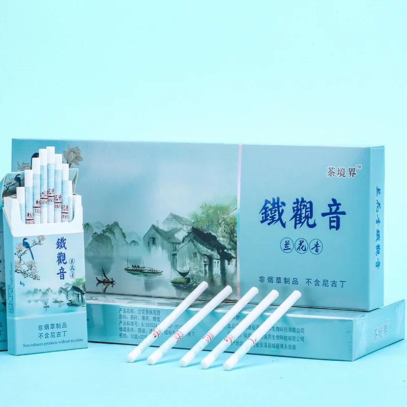 

Oolong tea Herbal Smoke Puer Tea Fine Cigarette to Quit smoking 100% Tobacco Free -100% Nicotine Free Non Tobacco Products