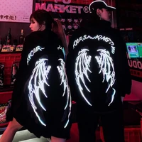 autumn and winter reflective wing ins plush thickened hip hop sweater mens couple fried street tide brand sweater