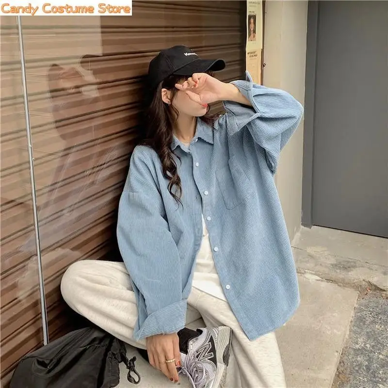 Рисунок 5 - Рубашка женская Вельветовая в стиле Харадзюку