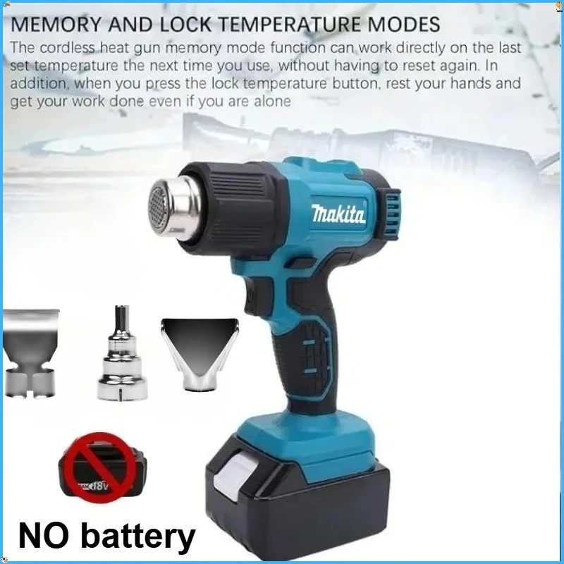 

Makita беспроводной термофен 550°C