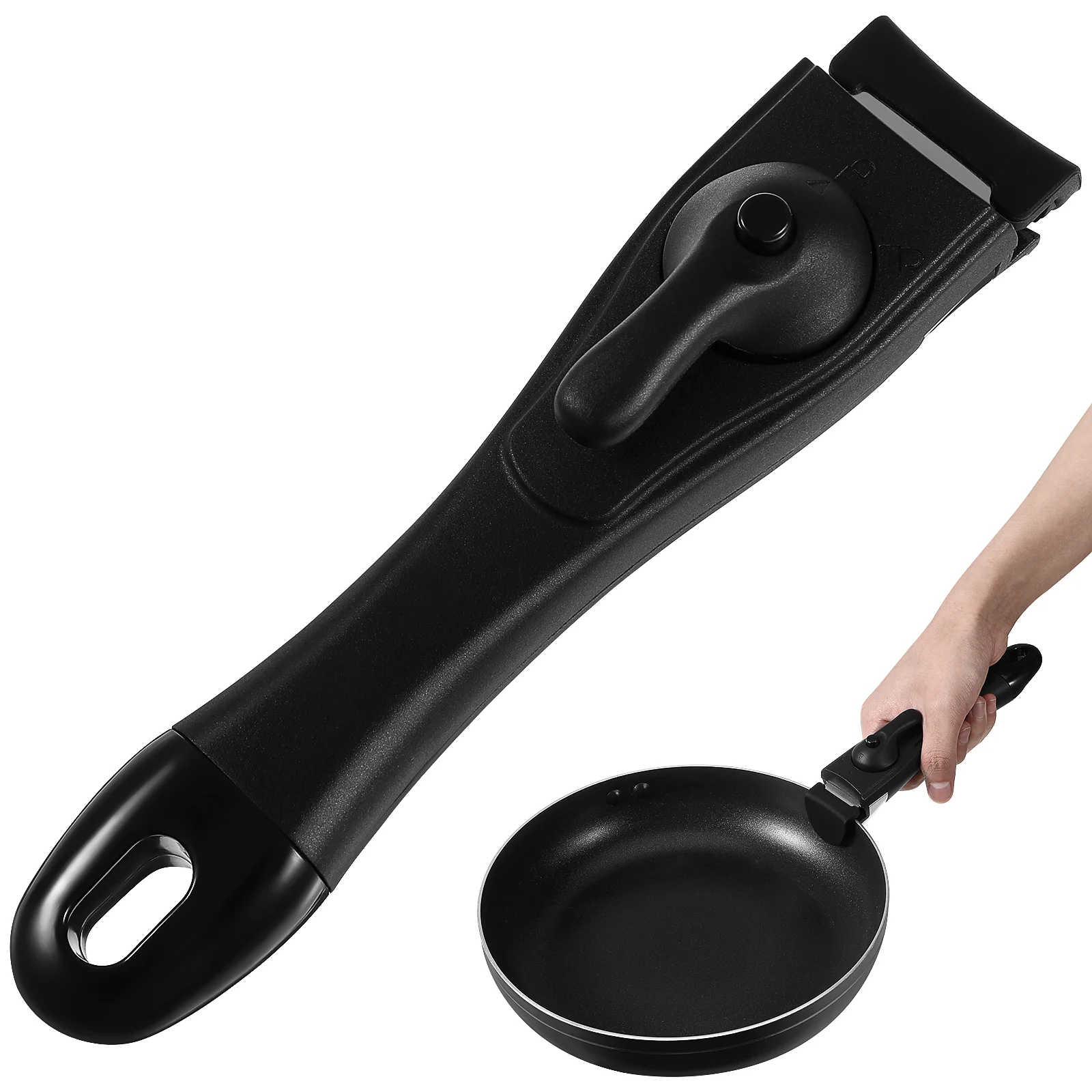 

Silicone Cooking Utensils Pan Handle Kitchen Supply Anti-Scalding Outdoor Pot Removable Panhandle Grip Replacement Accessory