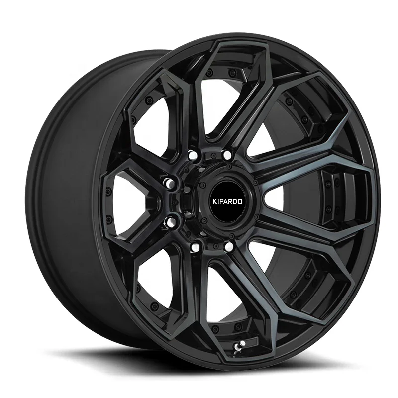 

Kipardo new design 5/6 holes 5/6X114.3/139.7 17X9 18X9 6X130 18 inch offroad rims wheels 4X4