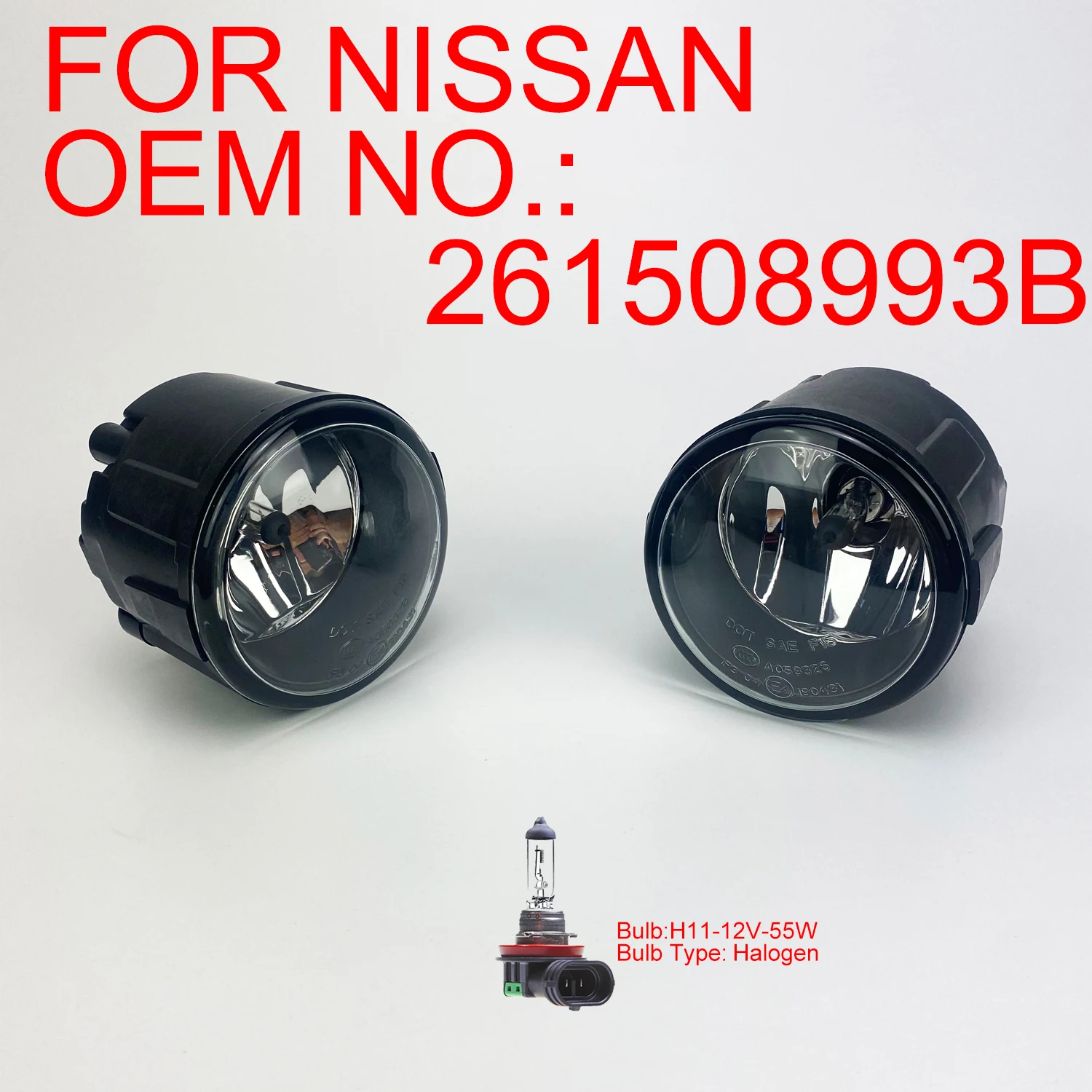 Универсальный передний бампер противотуманный для Infiniti EX35 2008-2012/для Nissan Versa 2007-2011