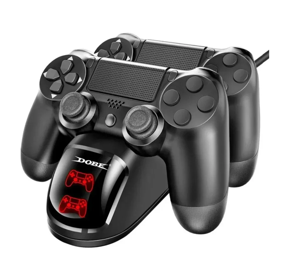 

Зарядная станция для 2-х геймпадов PS4 Dual Charging Dock DOBE
