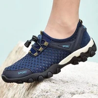 summer breathable mesh shoes mens casual sports mesh shoes deodorant mesh summer large size sandals mens hole shoes