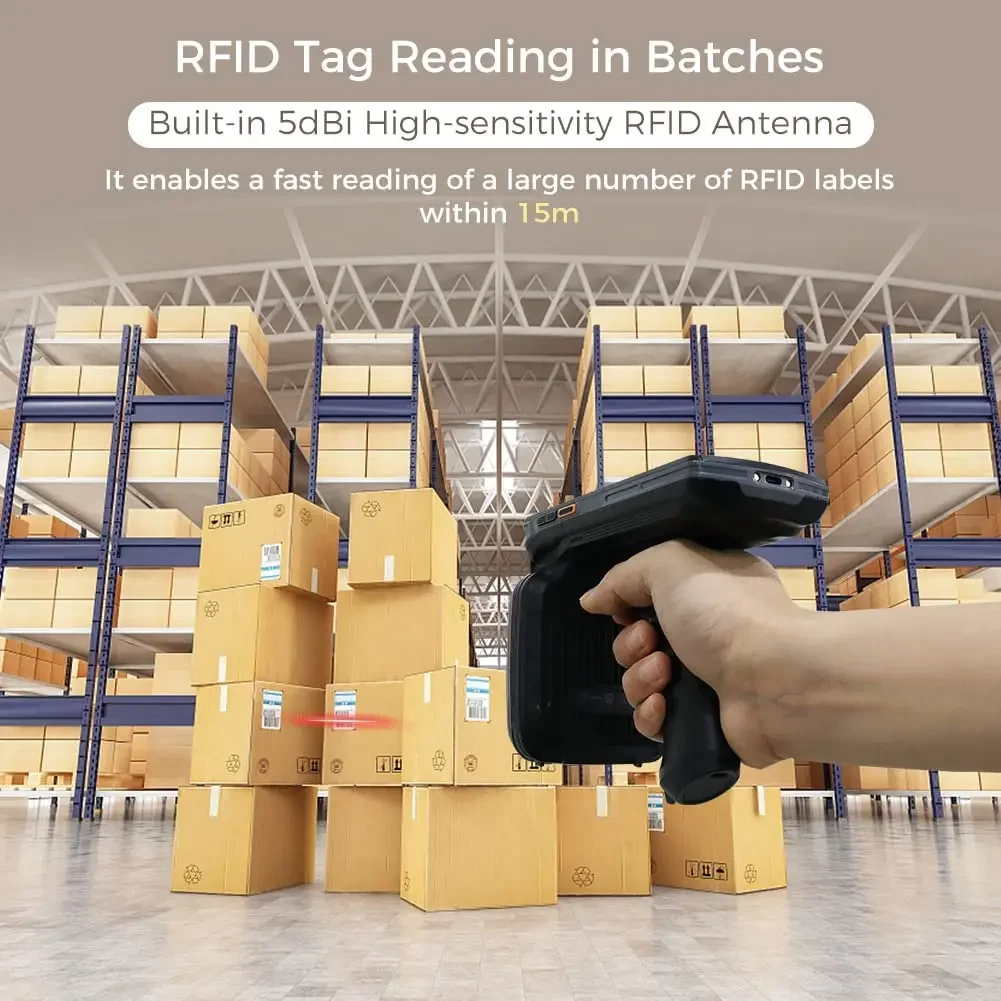 Портативный терминал передачи данных Urovo DT50P RFID BT5.0 4G WiFi GPS Android 9 УВЧ-считыватели