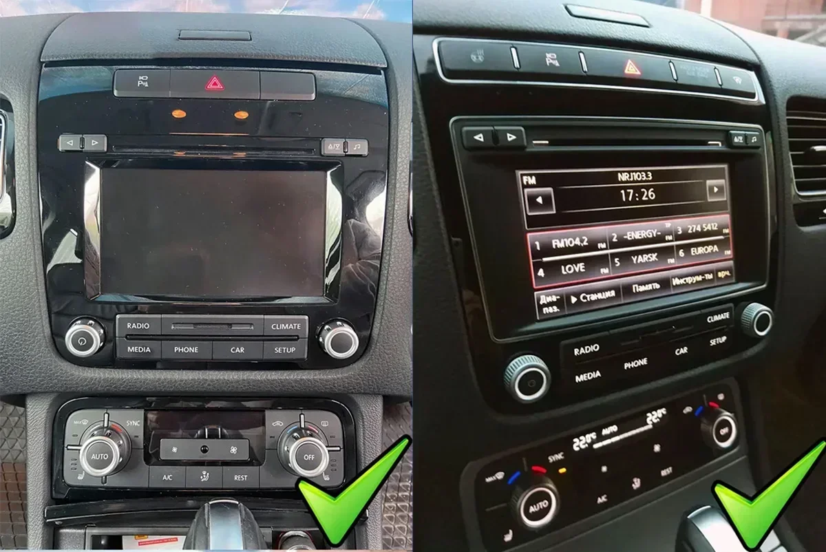 Фото Автомобильный радиоприемник, беспроводной навигационный плеер Carplay Android 11, для Volkswagen VW Touareg 7P 2010-2018, мультимедийный GPS, авто стерео, WIFI №3