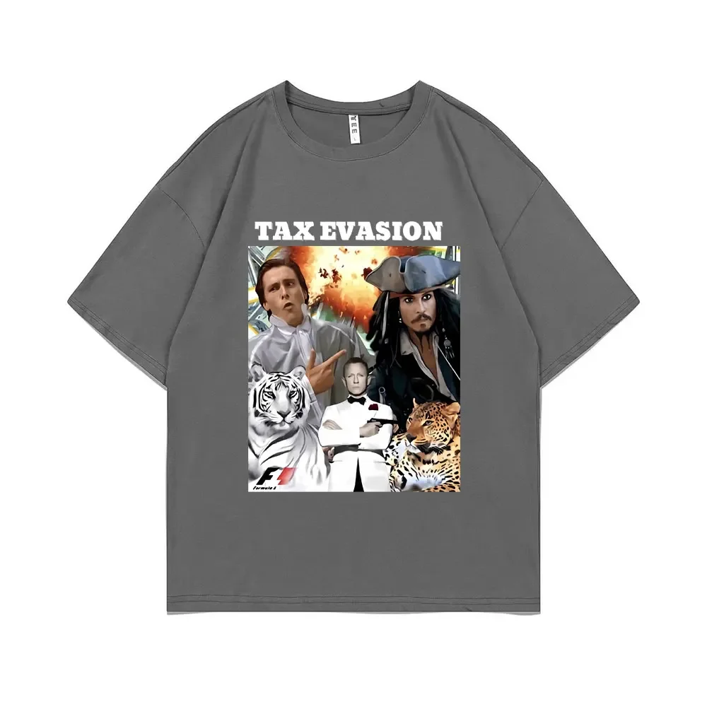 Футболка мужская оверсайз с коротким рукавом Повседневный хлопковый смешной