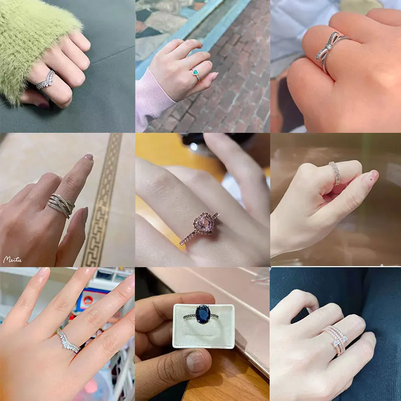 Женское кольцо в виде короны из серебра 100% пробы |