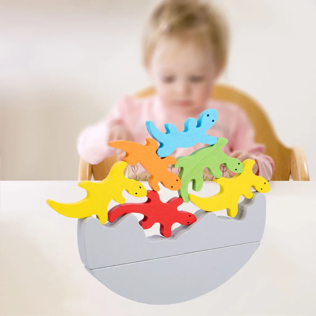 

Wooden Baby Building Blocks Stacking Blocks for Kids 3 4 5 6 Birthday Gifts