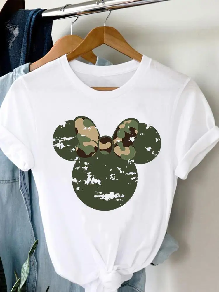 

Bow Printing Trend Cute 90s Clothes Lady Clothing Short Sleeve Graphic Tee Top Printed Fashion Women Female Casual T-shirts