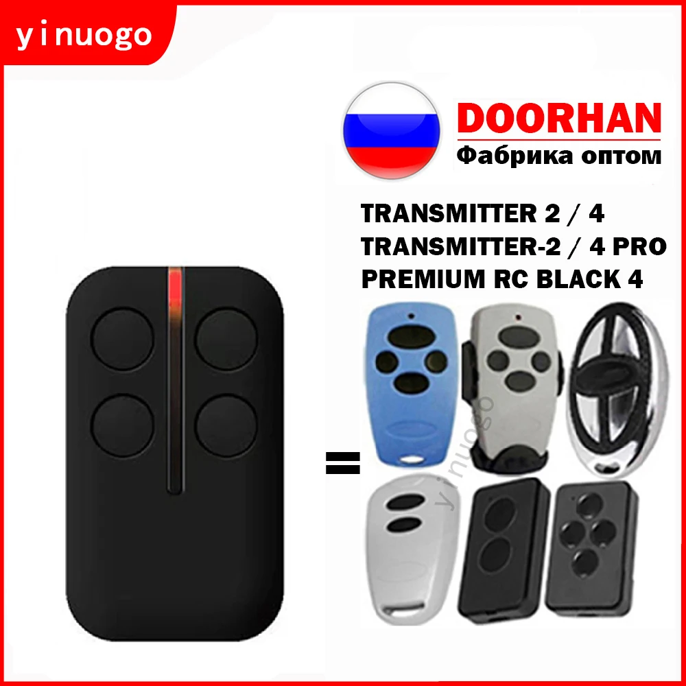 

Передатчик DOORHAN 2 4-2 PRO-4 PRO Брелок для шлагбаума, черные кнопки, пульт дистанционного управления воротами, 433 МГц, динамический код, гаражная дв...