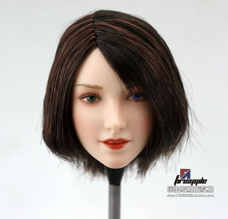 

SUPER DUCK 1/6 Scale SDH024 Asian Female NieR 2B Girl beautiful Head Sculpt Carved Model for 12 inches Pale Action Figure Body