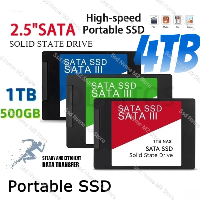 

SATA SSD 2.5Inch High Speed ssd sata 1tb 2TB HD 4TB Internal SSD 512gb Solid State Drive hard drive For ps5 Laptop SSD Notebook