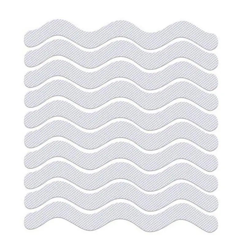 

New Toilet Anti-skid Sticker Bathroom Spot S-shaped Transparent Bathroom Bathtub Anti-skid Strip Peva Wavy Anti-skid Tape