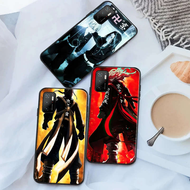 

2022Japanese Anime Tokyo Revengers Phone Case For Xiaomi POCO F3 GT X3 Pro X3 GT M3 M3 Pro X3 X3 NFC Soft Silicone Cover Fundas