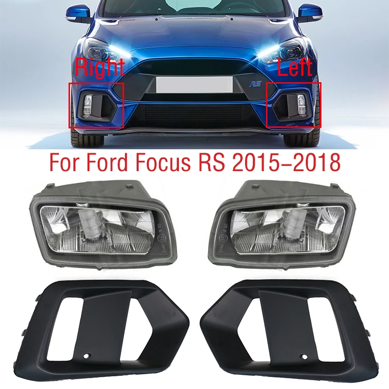 Для Ford Focus RS 2015 2016 2017 2018 автомобильный передний бампер противотумансветильник