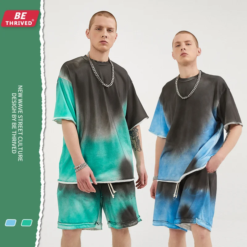 

Весна/2023 южнокорейская Восточная ворота Yapi Темный высокоуличный процесс окрашивания распылением подходит для мужской летней модной марки