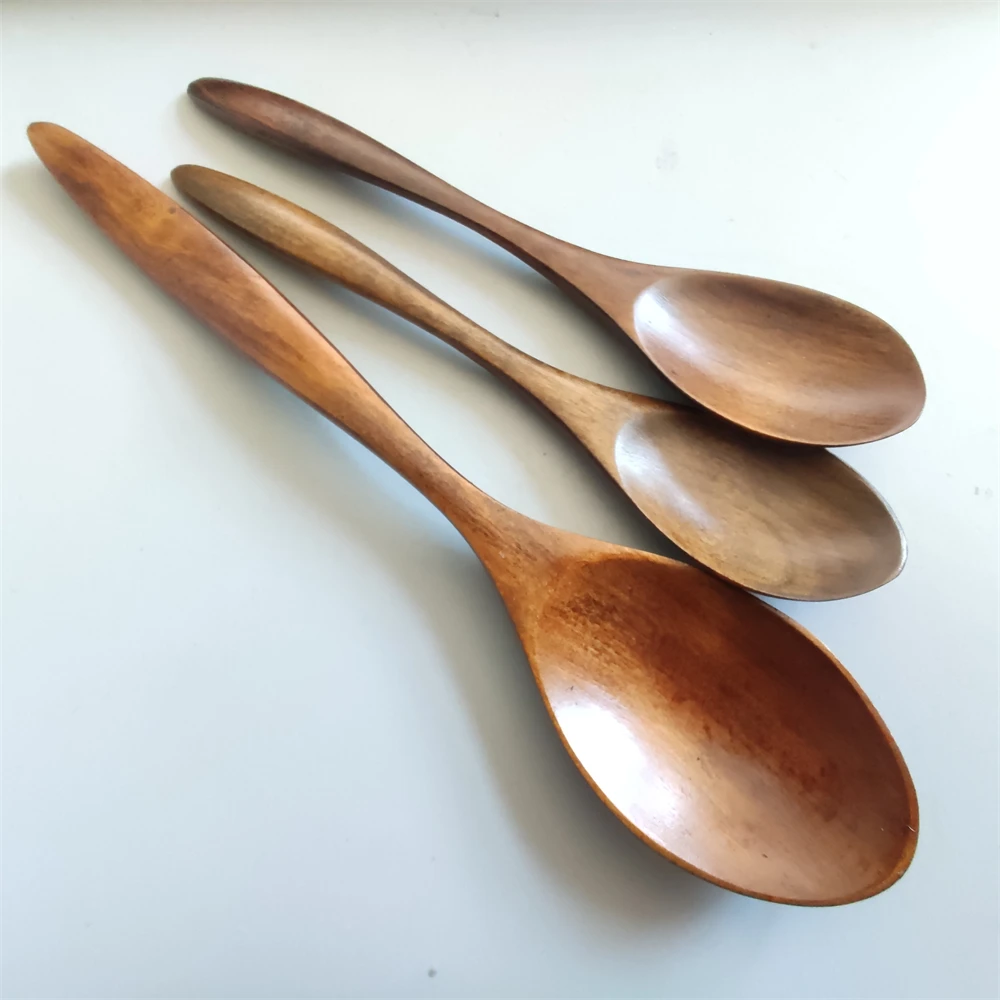 

2 шт., ложка для супа, из натурального дерева