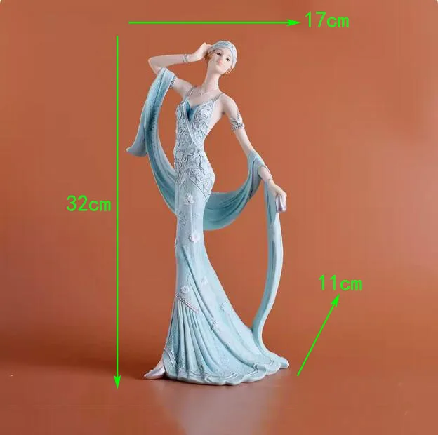 Скандинавская девушка из смолы