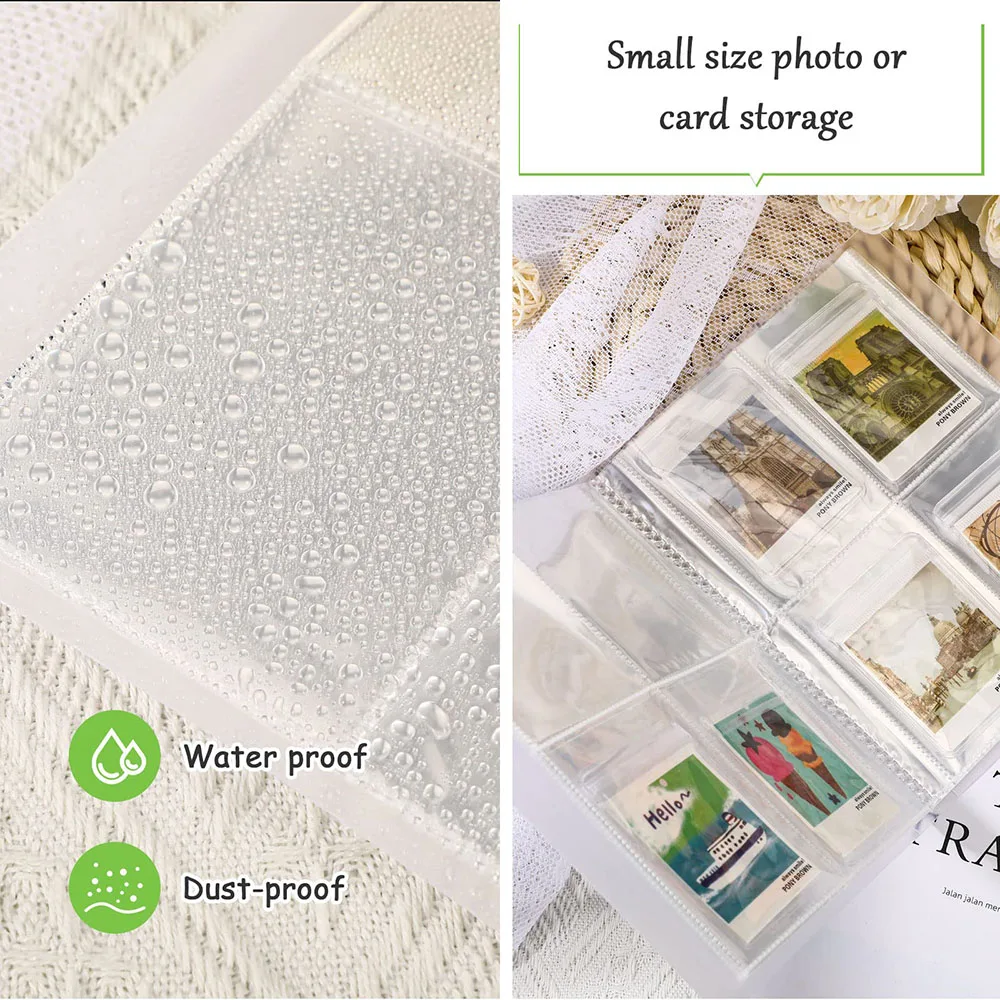 Transparent Jewelry Organizer Book Travel Jewelry Storage Book Portable Jewelry Album with Clear PVC Bag for Earring Stud Ring