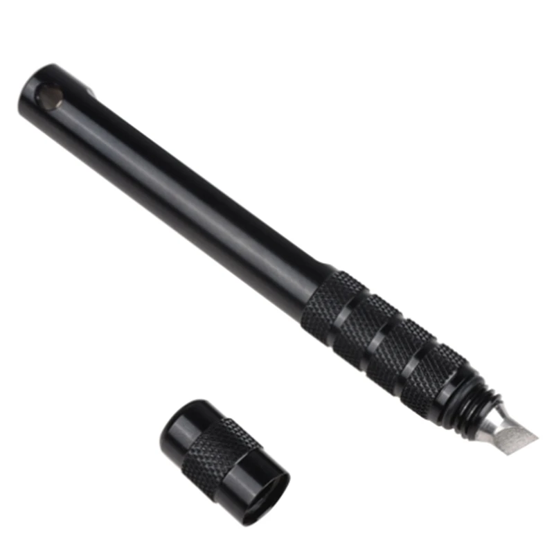 

1 Piece Golf Groove Cutter Golf Club Head Grooving Tool Golf V Shape Tool Golf Club Alloy Wedge Sharpening Tool Black