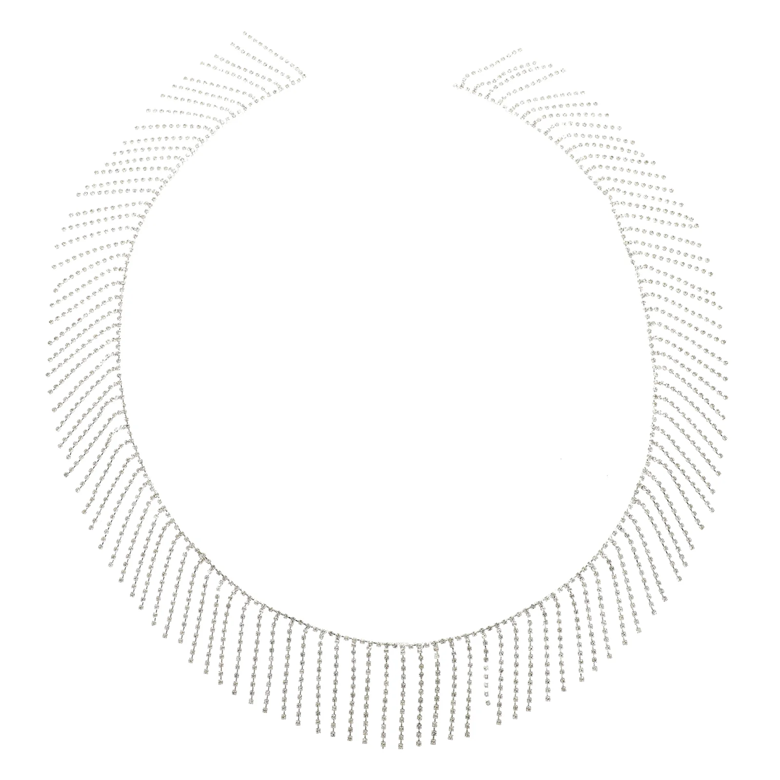 

Trim Fringe Rhinestone Tassel Ribbon Crystal Chain Accessories Clothing Diamond Bling Diy Belt Bridal Fabric Dress Beaded