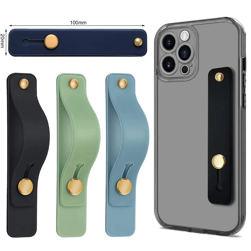

Wrist Band Phone Holder for IPhone Finger Grip Universal Mobile Phone Stand for Samsung Xiaomi Push Back Sticked Desk Bracket