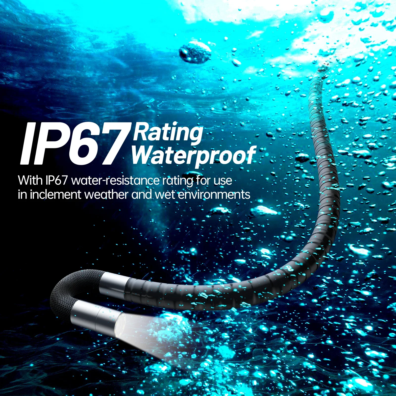 Teslong 2-сторонний шарнирный зонд на 210 градусов эндоскоп с 5-дюймовым монитором