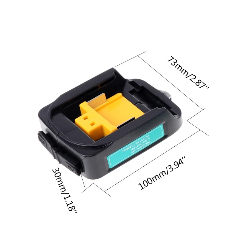 Адаптер для Makita ADP05 BL1815 BL1830 BL1840 BL1850 1415 литий-ионный аккумулятор 14 4-18 в USB зарядное