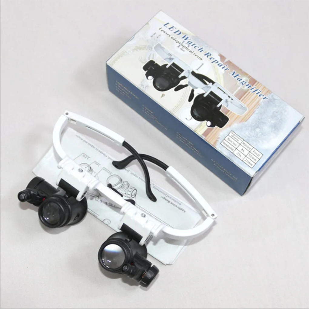 

Head Magnifier Jewelry Phone Repair Magnifying Glasses Headband Loupe